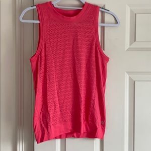 Pink Lululemon tank top